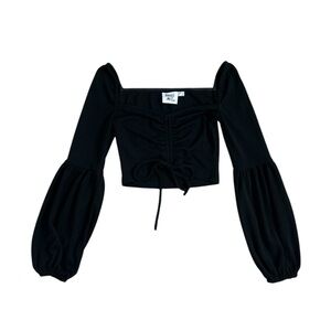 Princess Polly Black Jeppesen Top 🖤